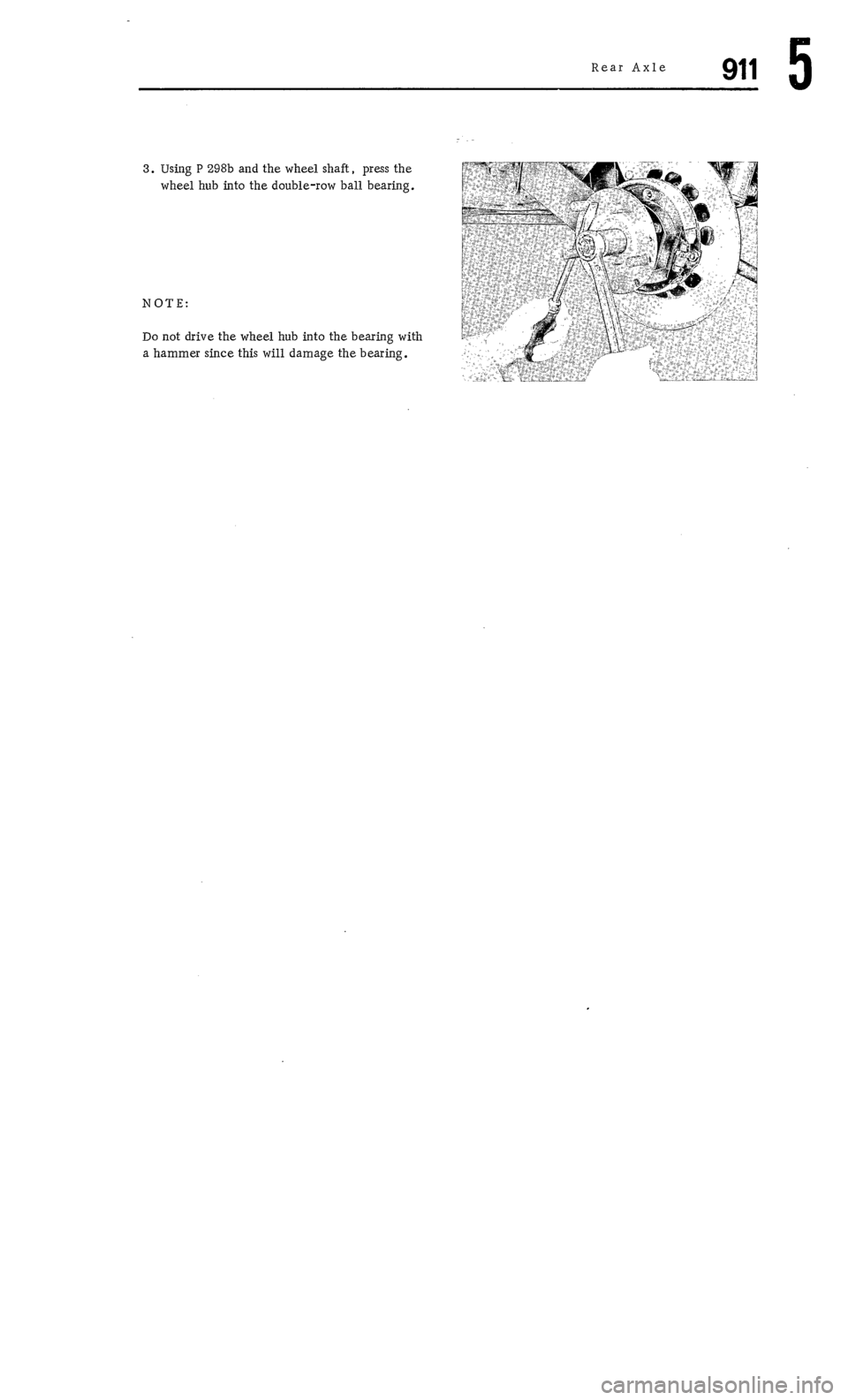 PORSCHE 911 1972 1.G Workshop Manual 4 