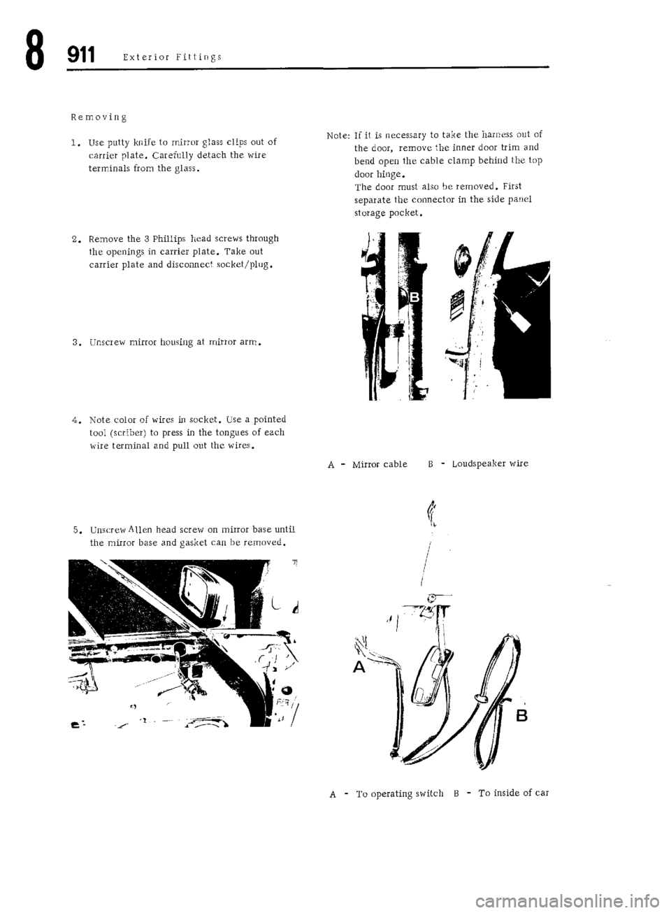 PORSCHE 911 1972 1.G Workshop Manual 5 