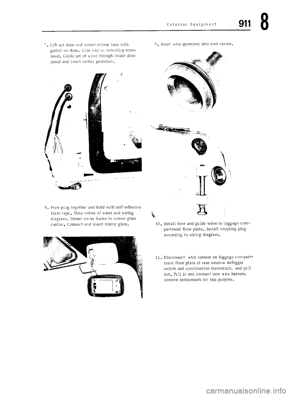 PORSCHE 911 1972 1.G Workshop Manual 5 