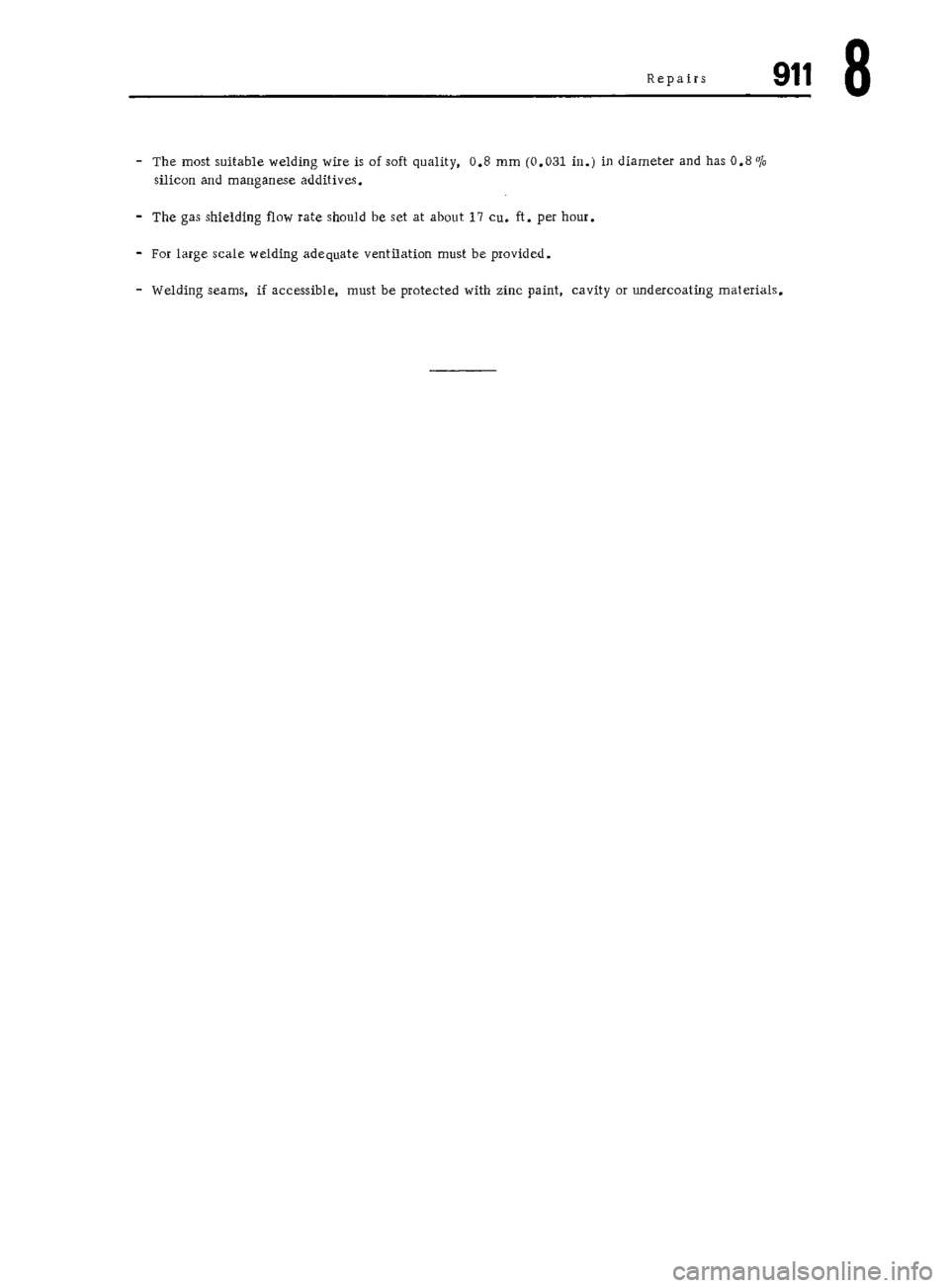PORSCHE 911 1972 1.G Workshop Manual 5 