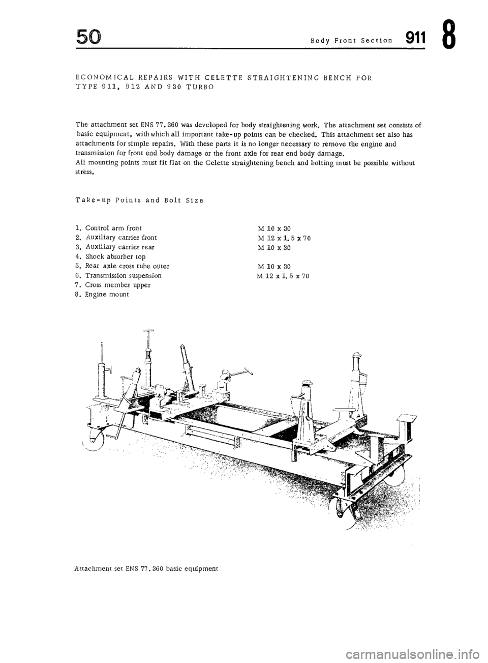 PORSCHE 911 1972 1.G Workshop Manual 5 