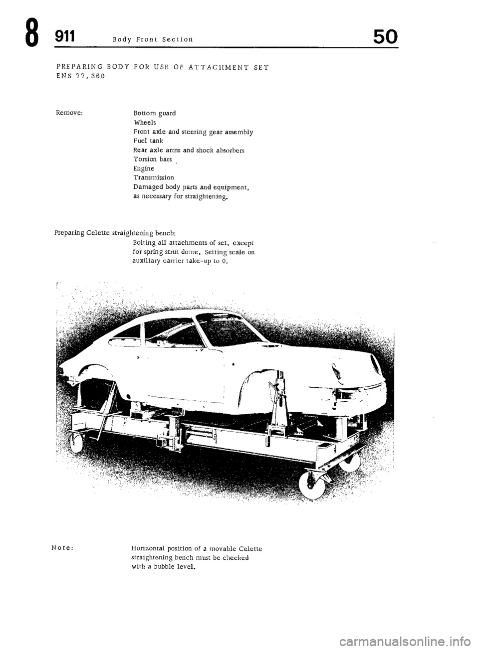 PORSCHE 911 1972 1.G Workshop Manual 5 