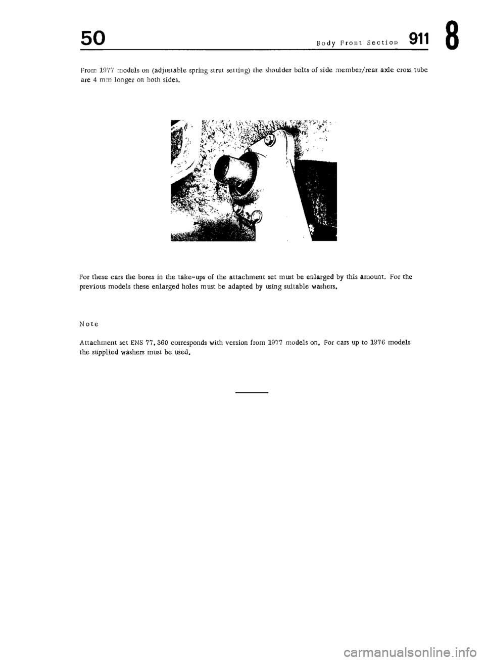 PORSCHE 911 1972 1.G Workshop Manual 5 