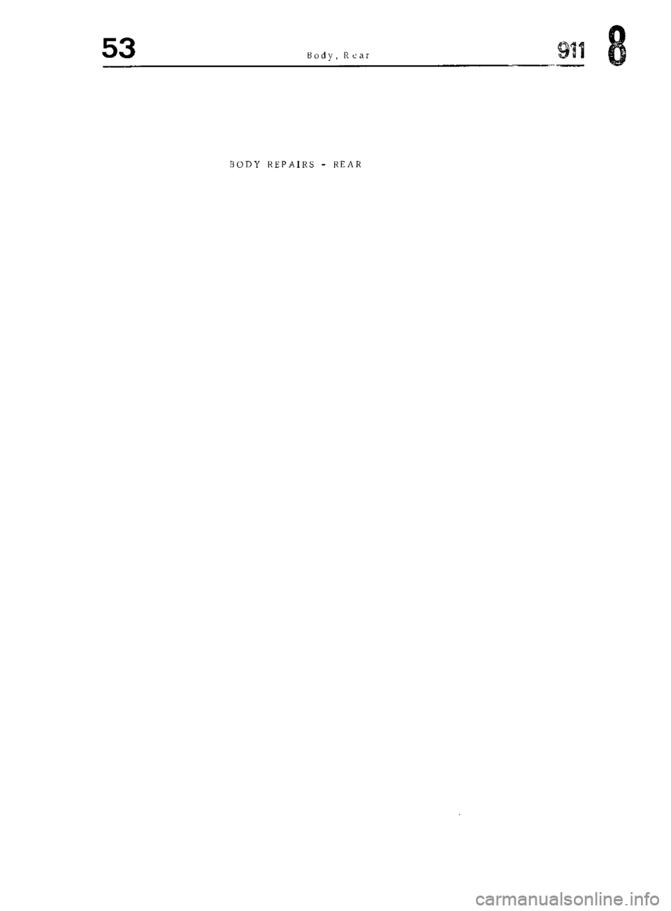 PORSCHE 911 1972 1.G Workshop Manual 5 