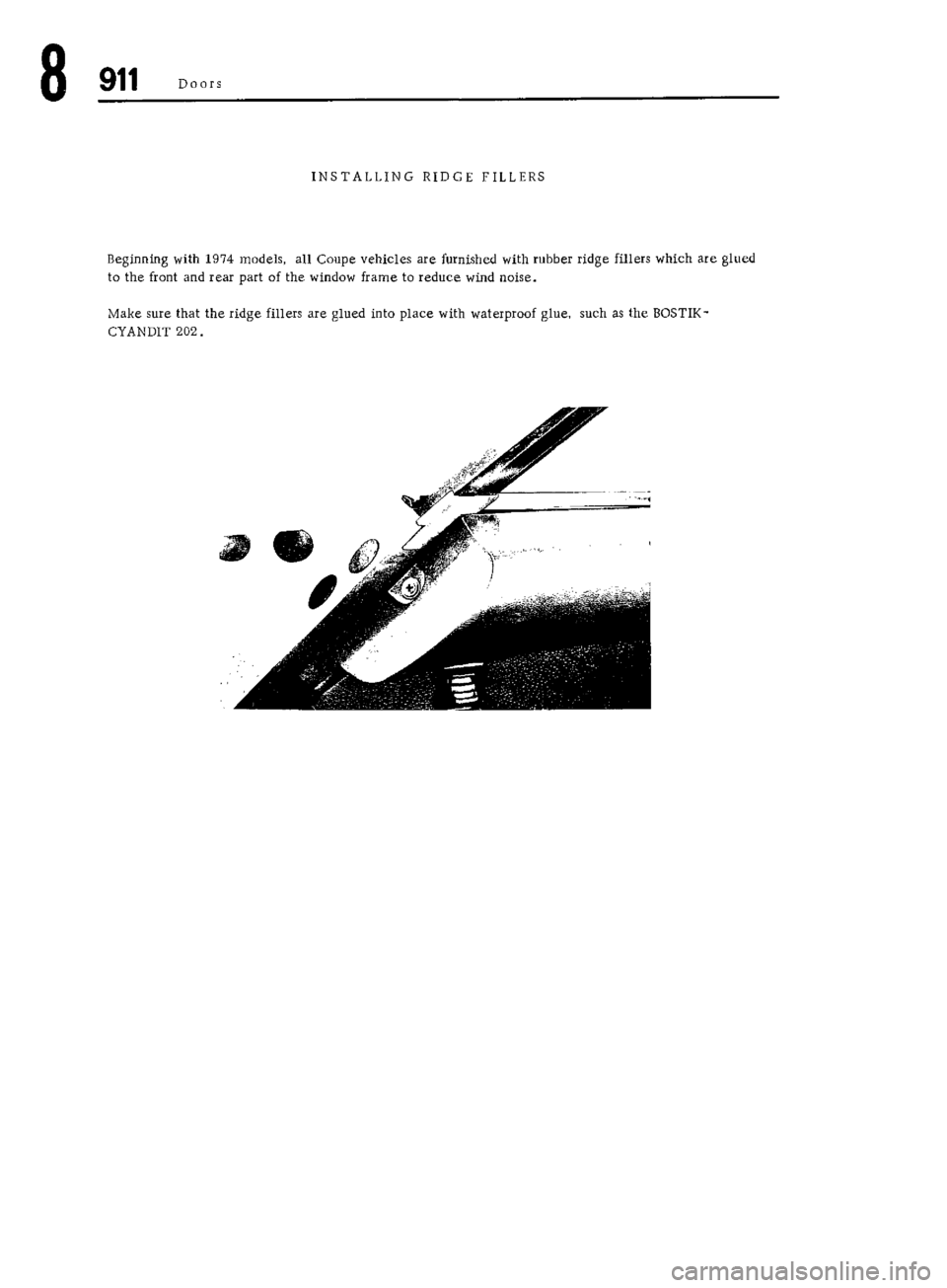 PORSCHE 911 1972 1.G Workshop Manual 5 
