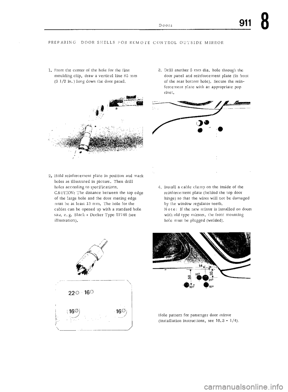 PORSCHE 911 1972 1.G Workshop Manual 5 