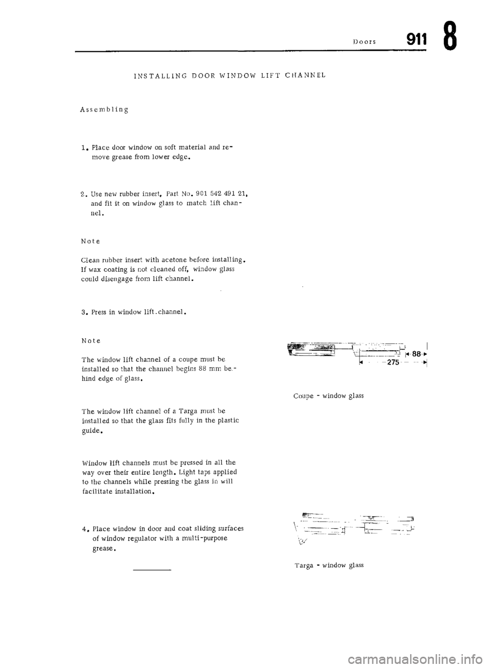 PORSCHE 911 1972 1.G Workshop Manual 5 