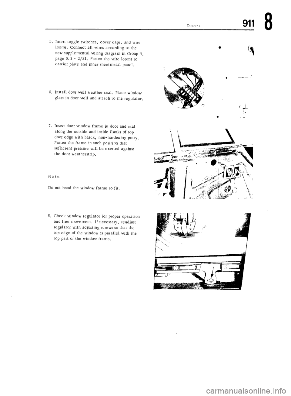 PORSCHE 911 1972 1.G Workshop Manual 5 