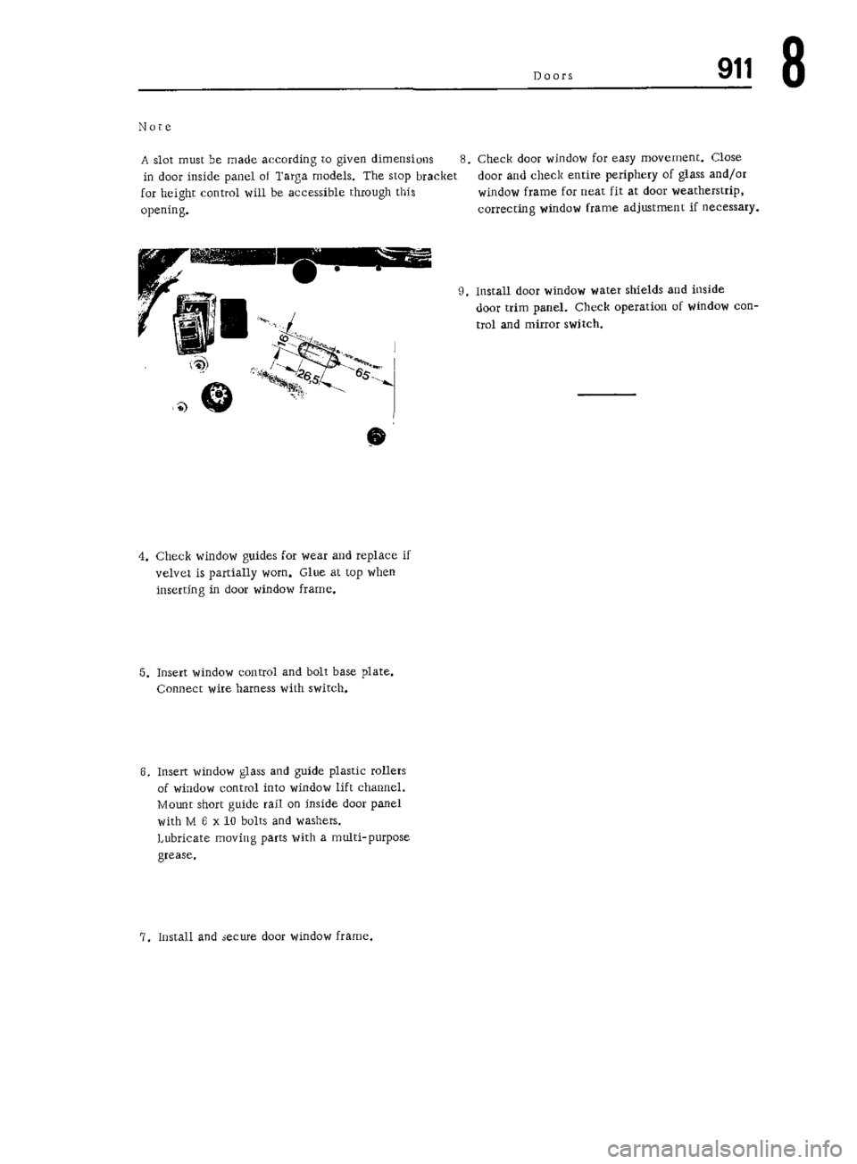 PORSCHE 911 1972 1.G Workshop Manual 5 