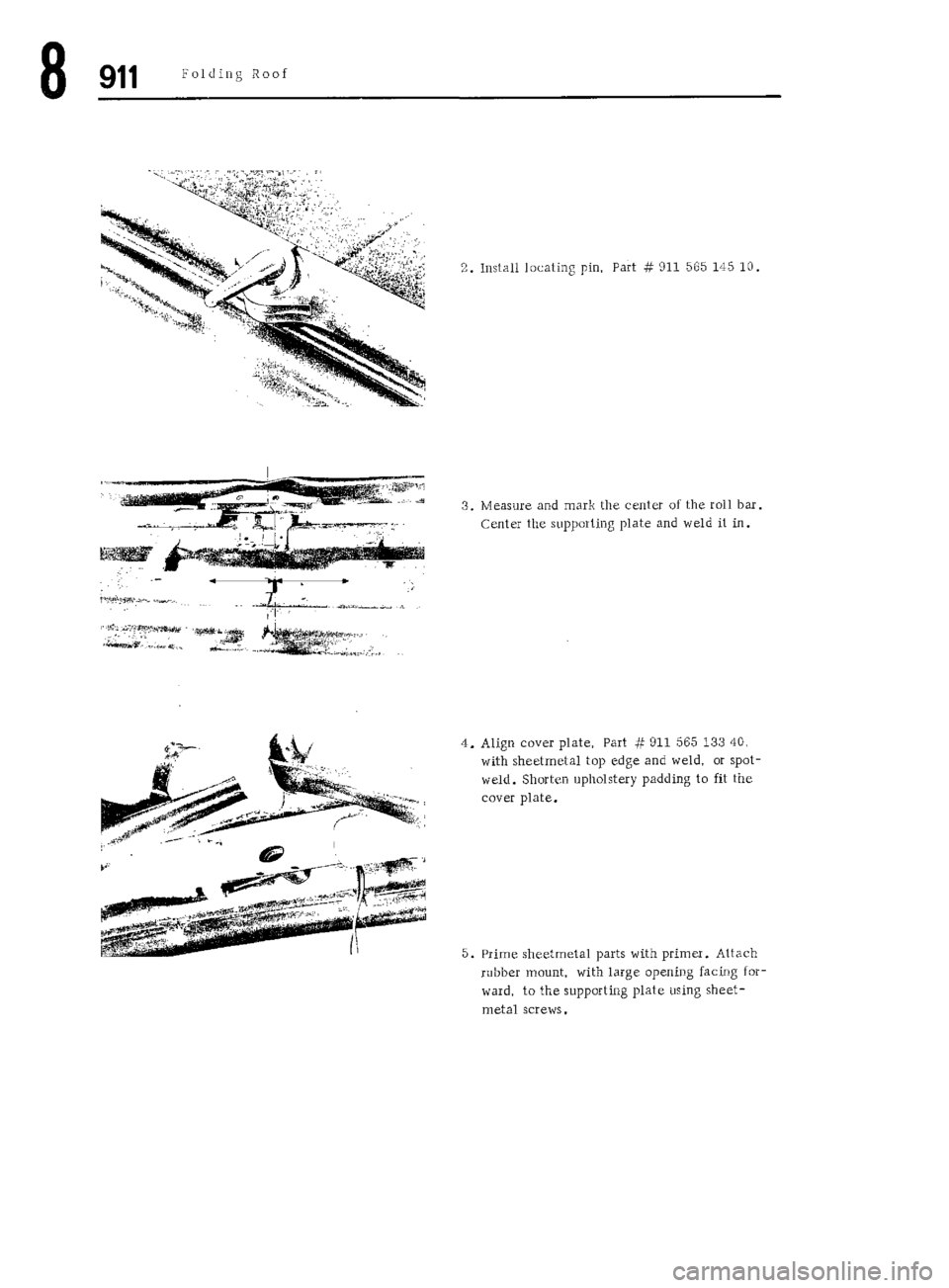 PORSCHE 911 1972 1.G Workshop Manual 5 