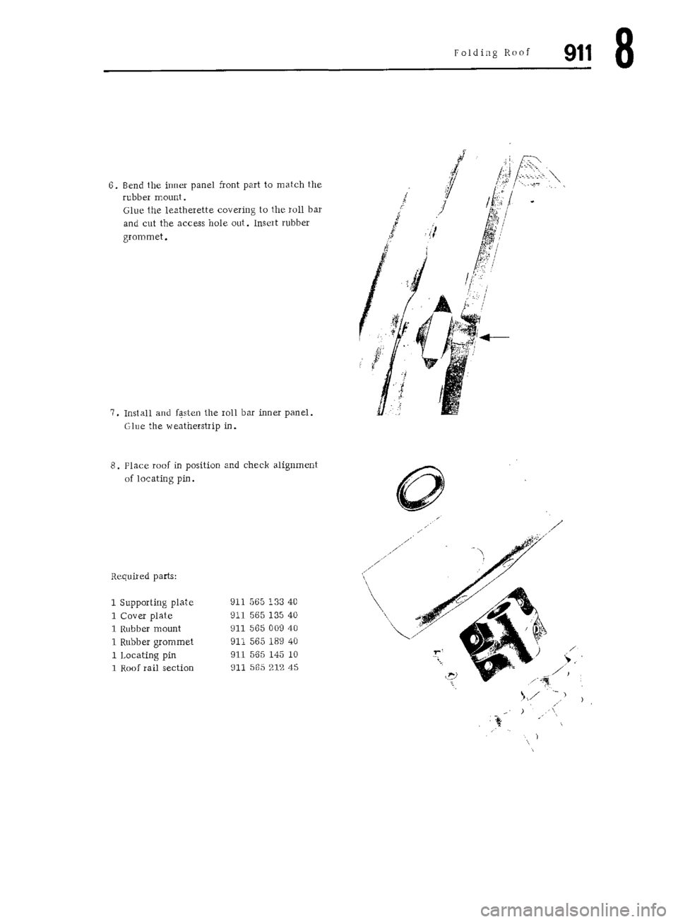PORSCHE 911 1972 1.G Workshop Manual 5 