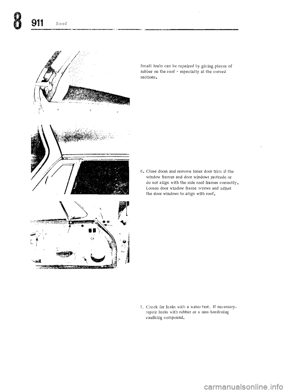 PORSCHE 911 1972 1.G Workshop Manual 5 
