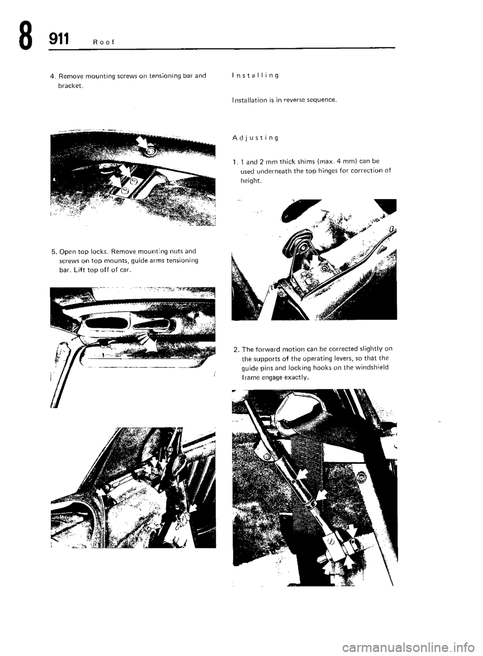 PORSCHE 911 1972 1.G Workshop Manual 5 
