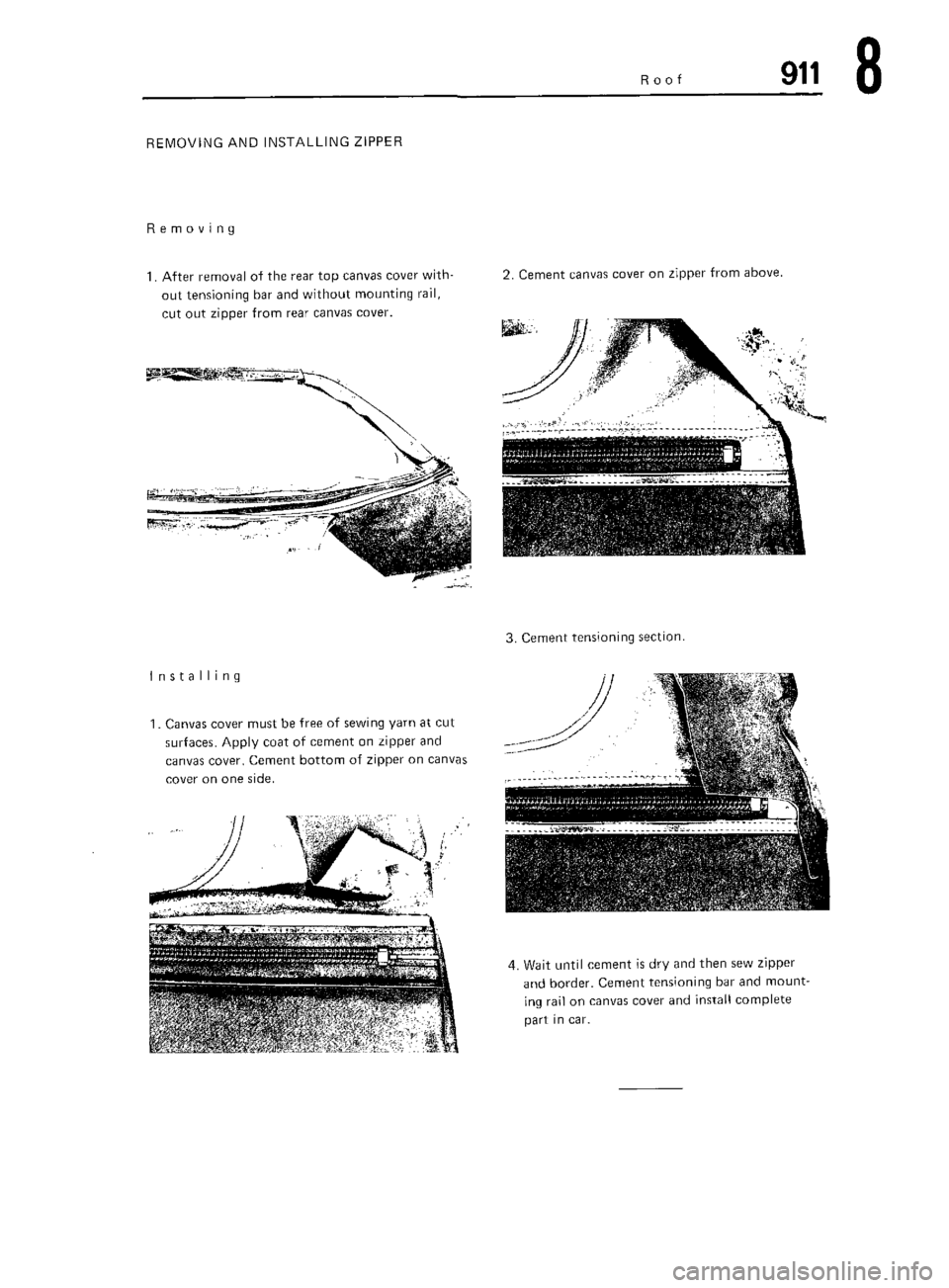 PORSCHE 911 1972 1.G Workshop Manual 5 