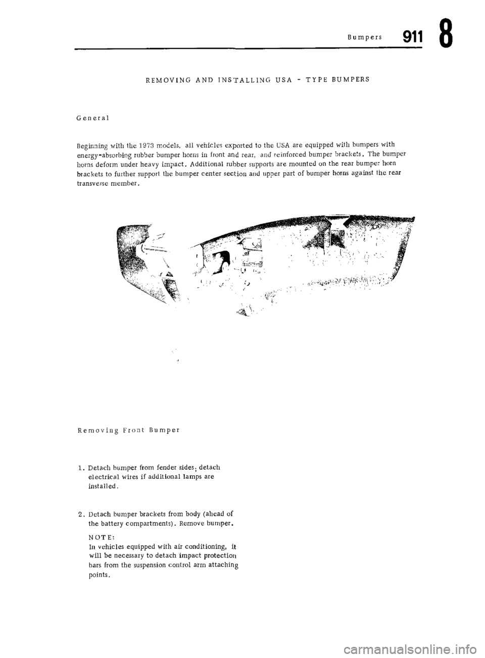 PORSCHE 911 1972 1.G Workshop Manual 5 