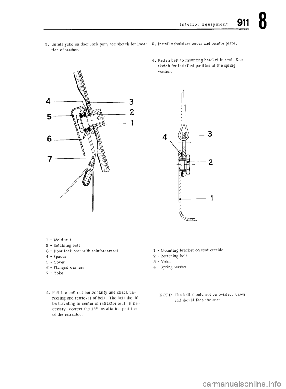 PORSCHE 911 1972 1.G Workshop Manual 5 