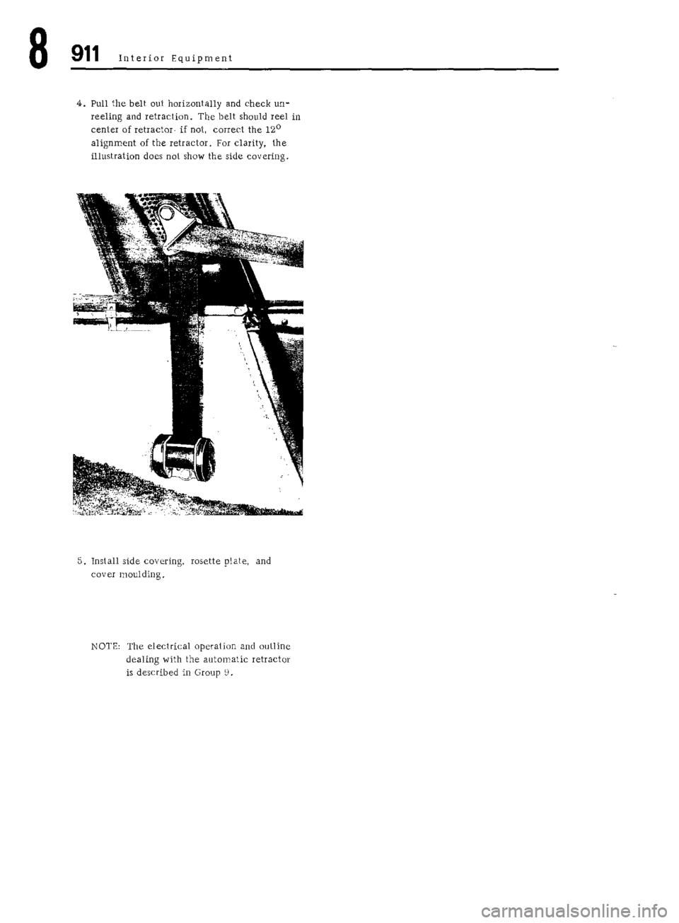 PORSCHE 911 1972 1.G Workshop Manual 5 