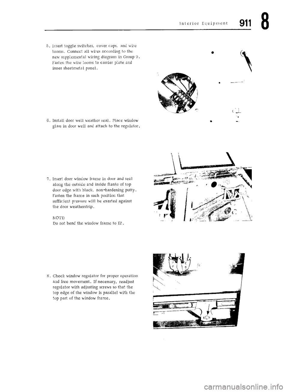 PORSCHE 911 1972 1.G Workshop Manual 5 