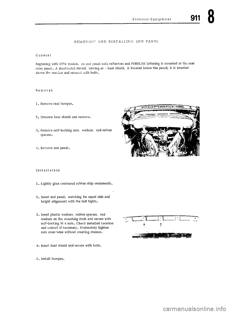 PORSCHE 911 1972 1.G Workshop Manual 5 