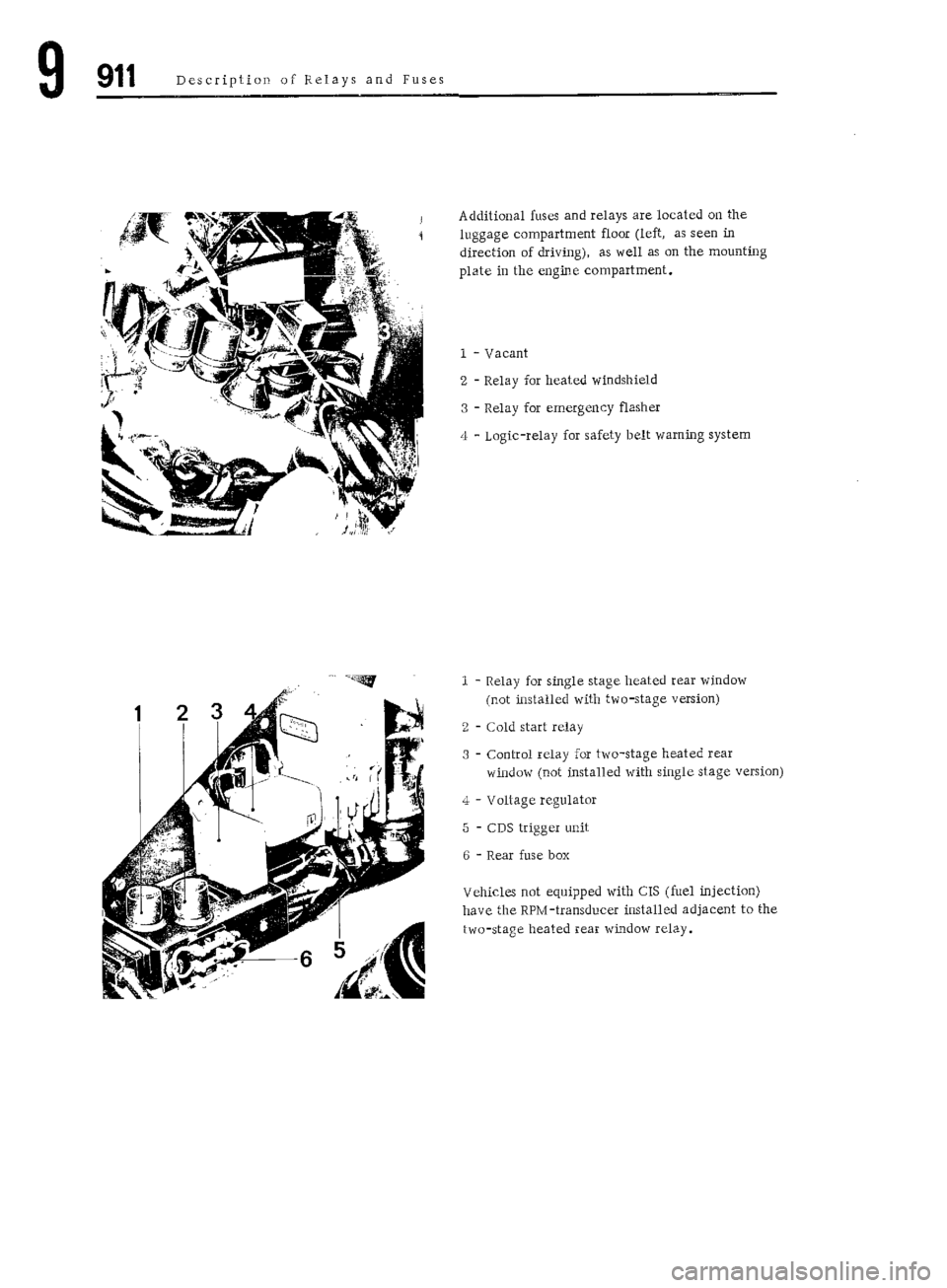 PORSCHE 911 1972 1.G Workshop Manual 6 