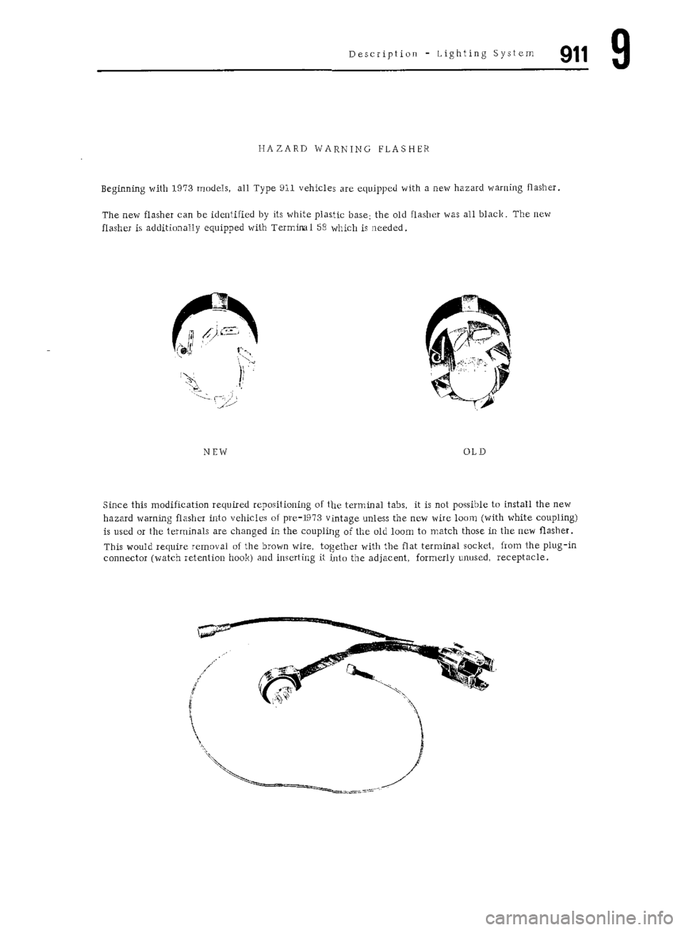 PORSCHE 911 1972 1.G Workshop Manual 6 