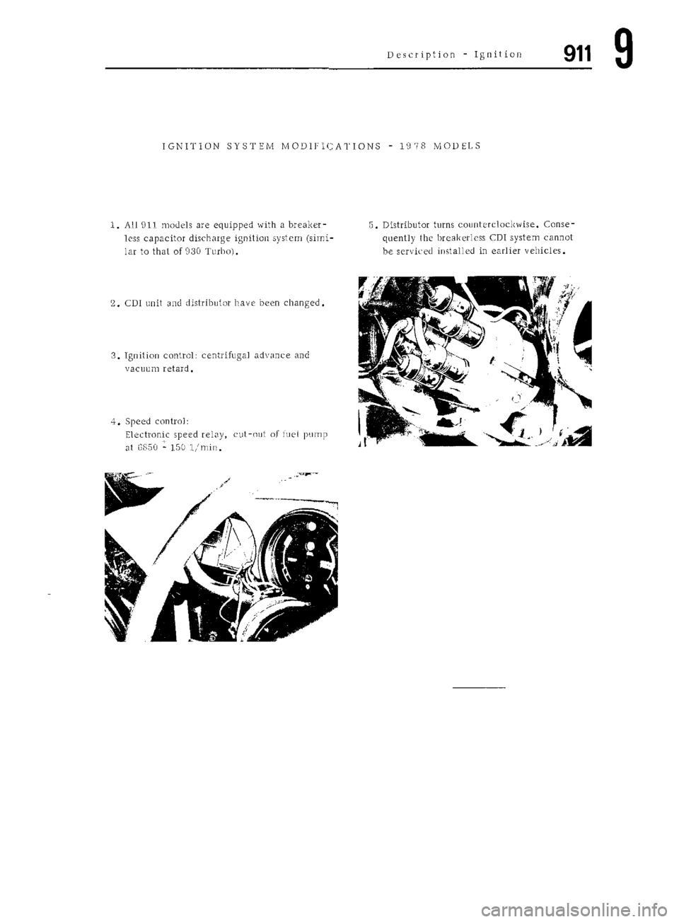 PORSCHE 911 1972 1.G Workshop Manual 6 
