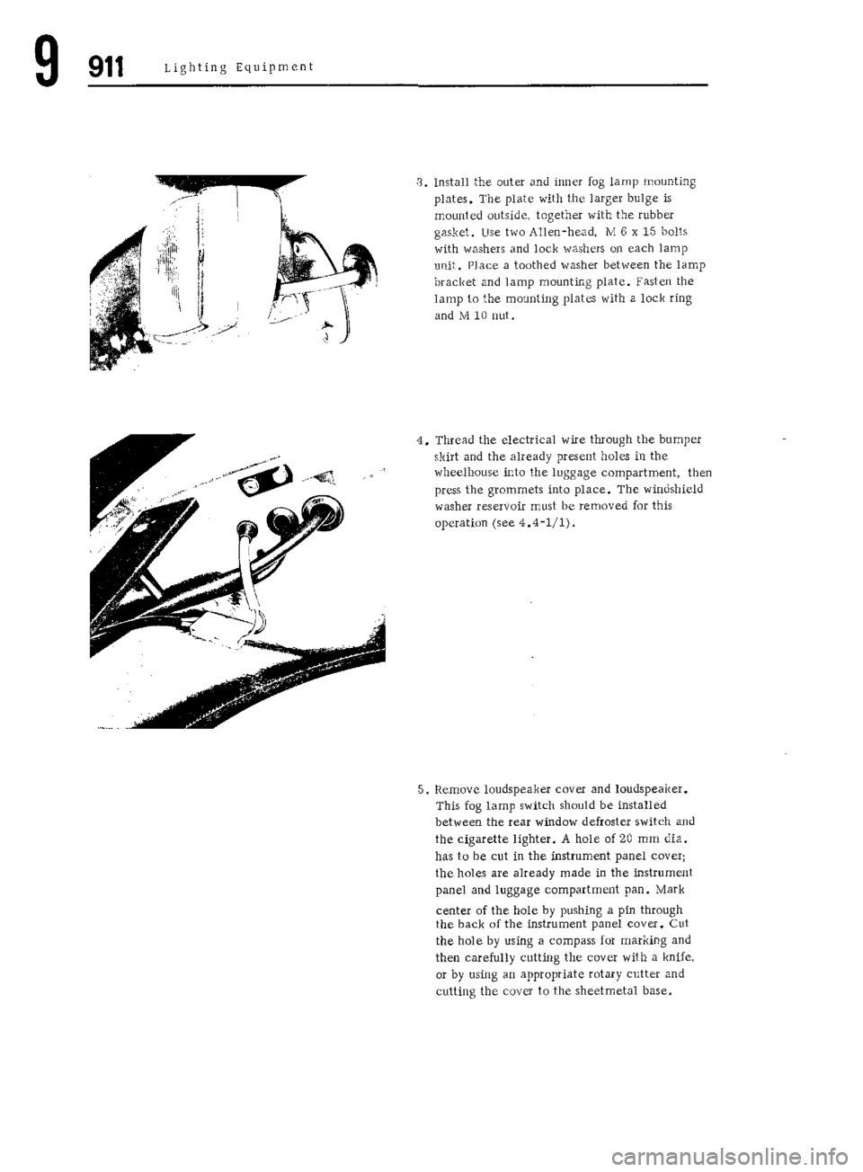 PORSCHE 911 1972 1.G Workshop Manual 6 