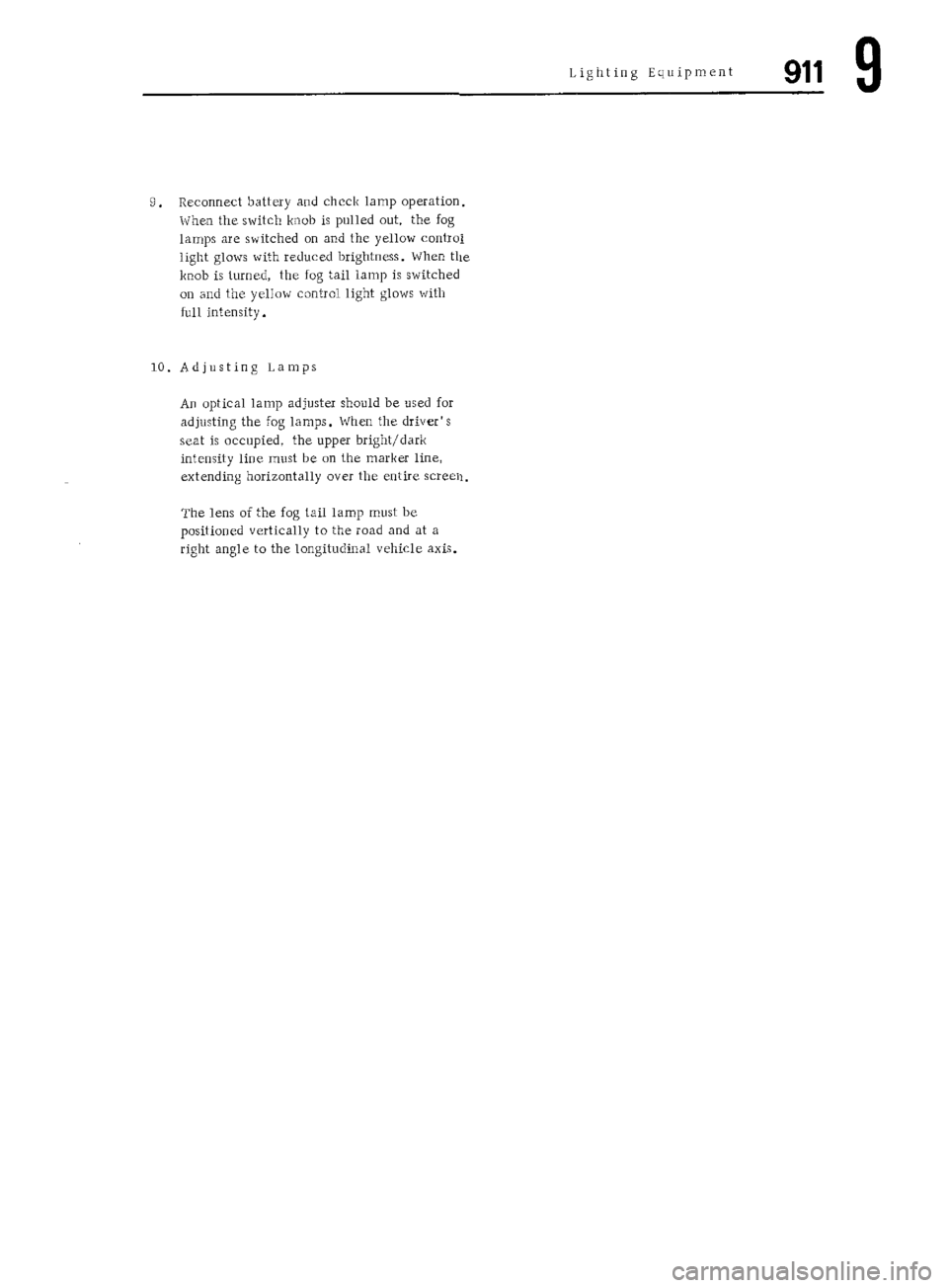 PORSCHE 911 1972 1.G Workshop Manual 6 