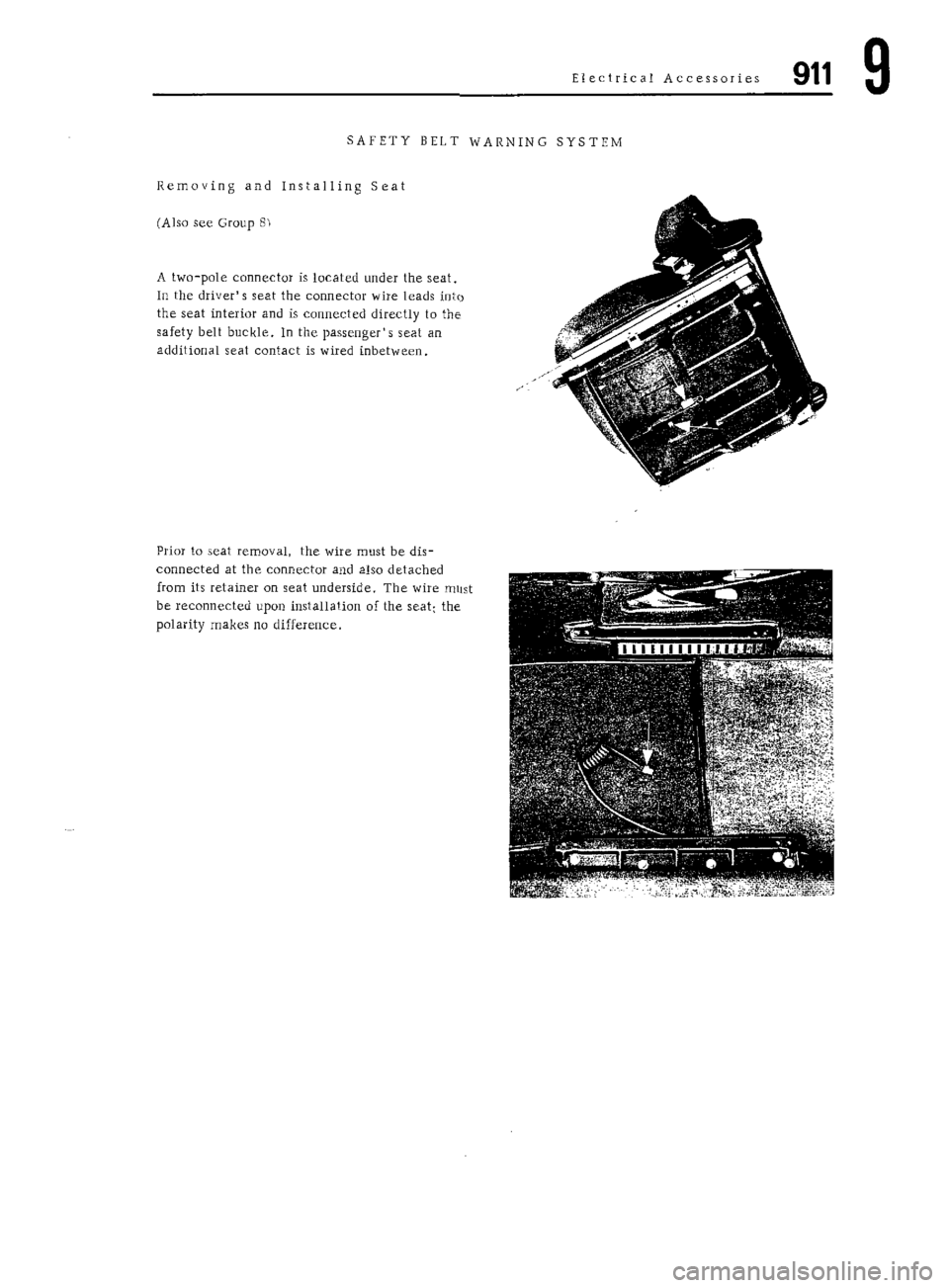 PORSCHE 911 1972 1.G Workshop Manual 6 