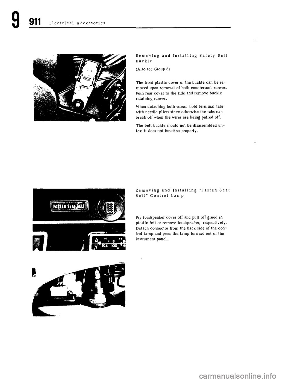 PORSCHE 911 1972 1.G Workshop Manual 6 