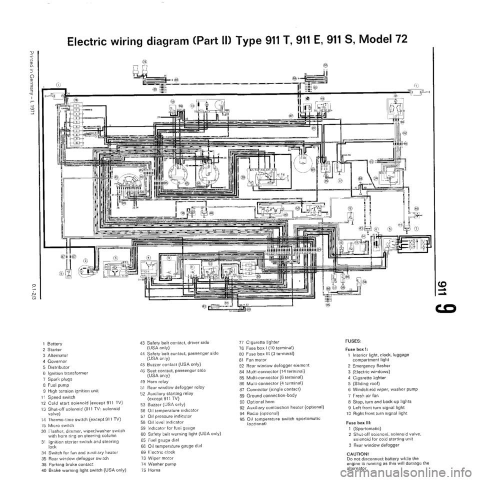 PORSCHE 911 1972 1.G Workshop Manual 6 