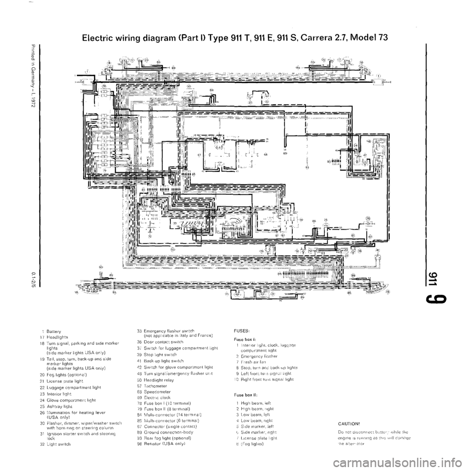 PORSCHE 911 1972 1.G Workshop Manual 6 