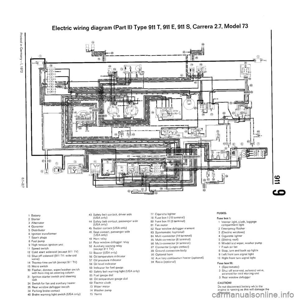 PORSCHE 911 1972 1.G Workshop Manual 6 