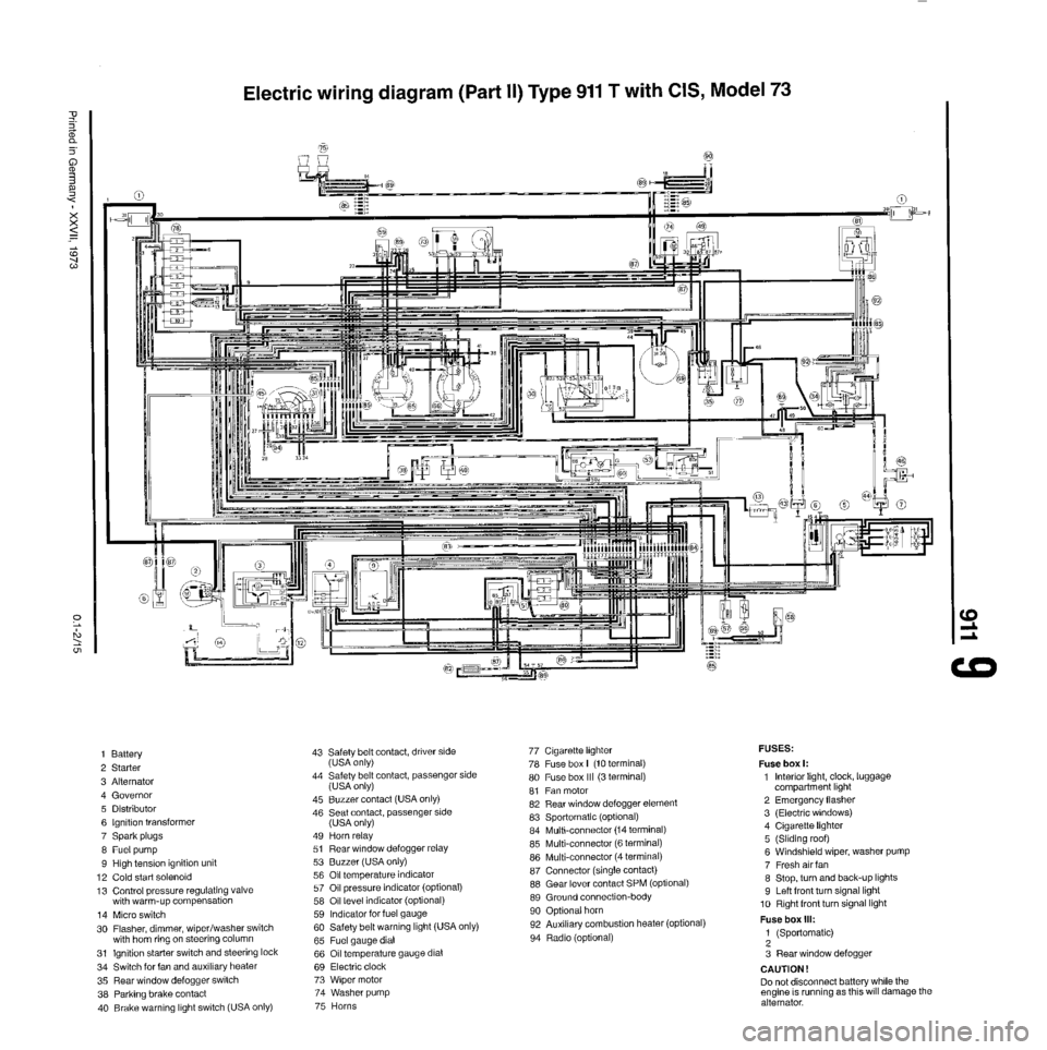 PORSCHE 911 1972 1.G Workshop Manual 6 