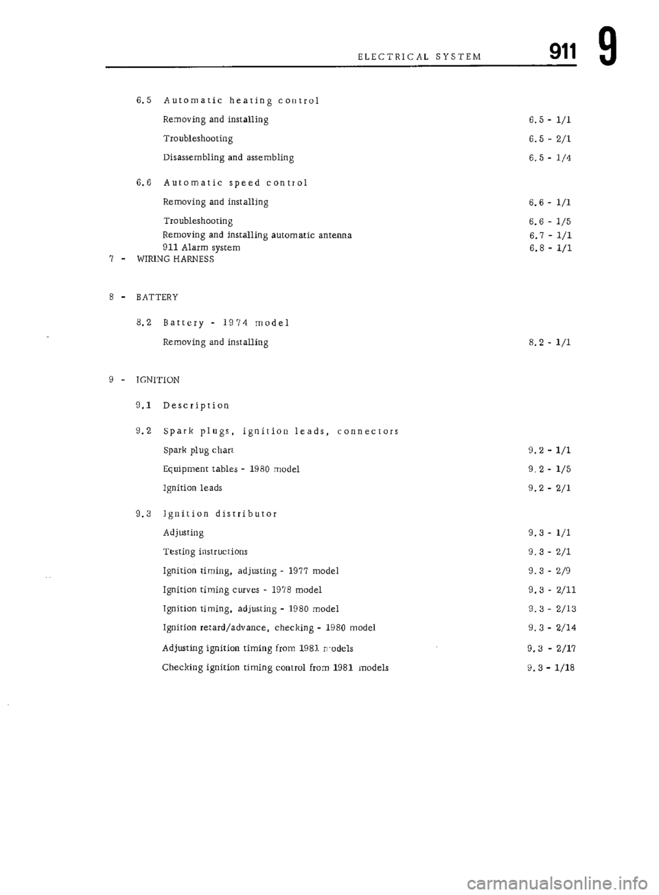 PORSCHE 911 1972 1.G Workshop Manual 6 