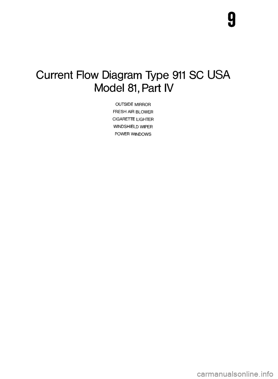 PORSCHE 911 1972 1.G Workshop Manual 6 