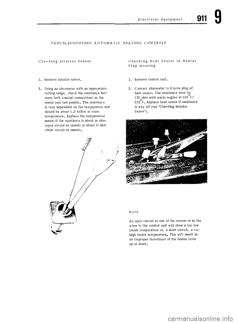 PORSCHE 911 1972 1.G Workshop Manual 7 