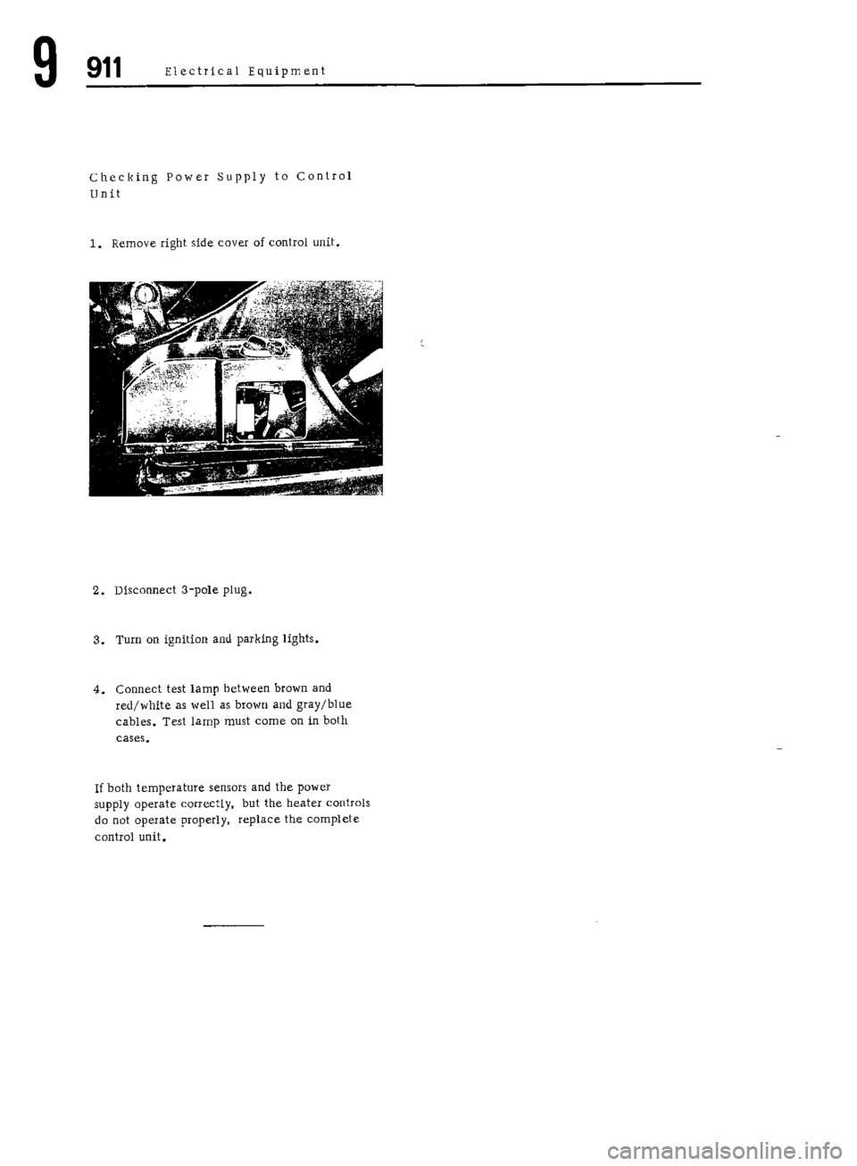 PORSCHE 911 1972 1.G Workshop Manual 7 