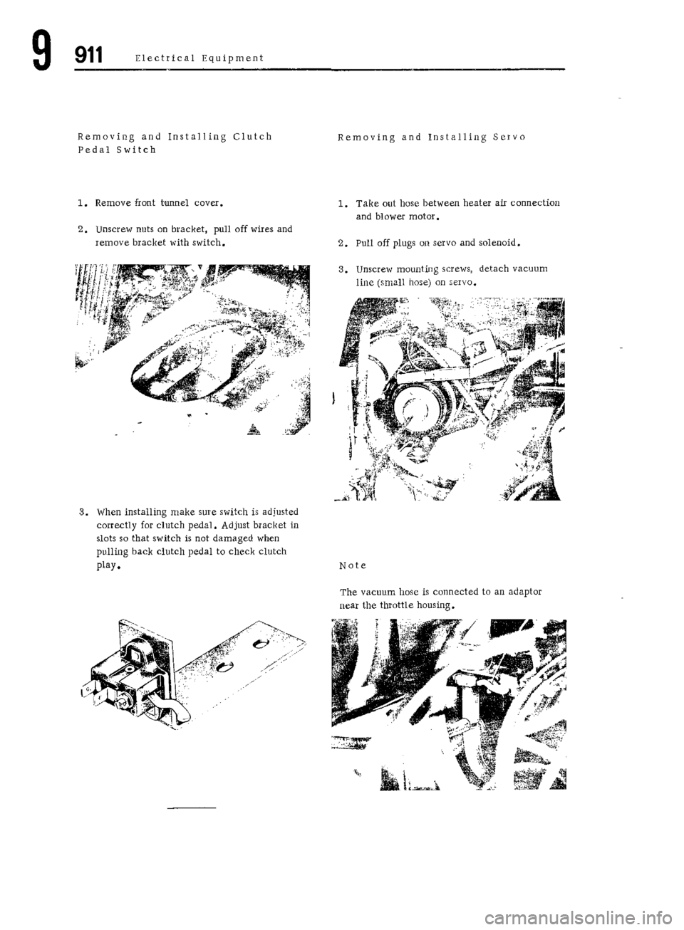PORSCHE 911 1972 1.G Workshop Manual 7 