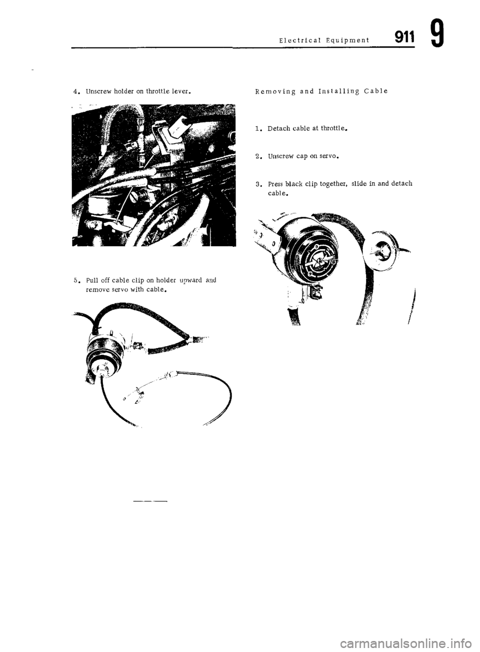 PORSCHE 911 1972 1.G Workshop Manual 7 