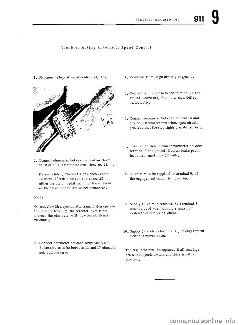 PORSCHE 911 1972 1.G Workshop Manual 7 