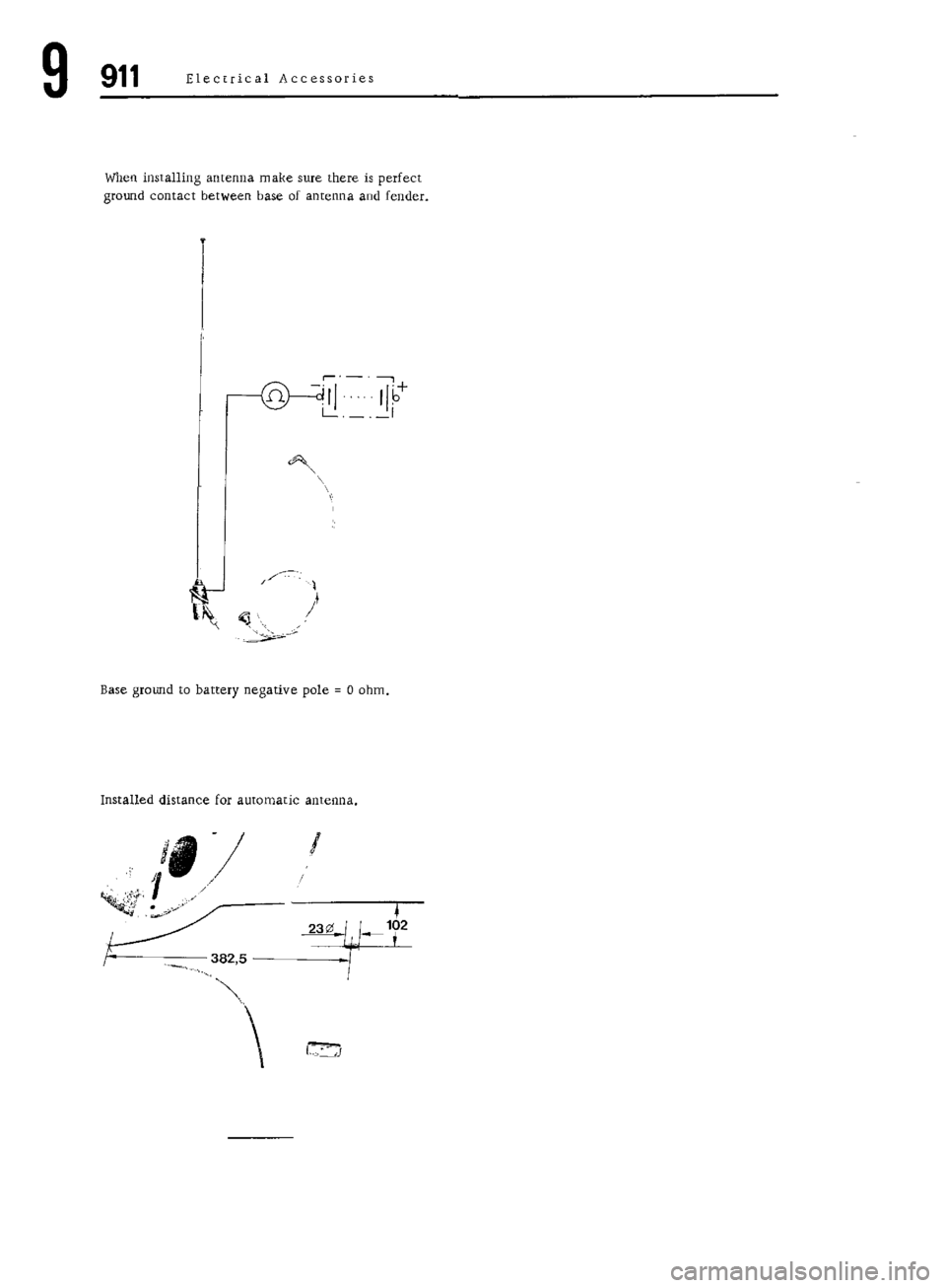PORSCHE 911 1972 1.G Workshop Manual 7 