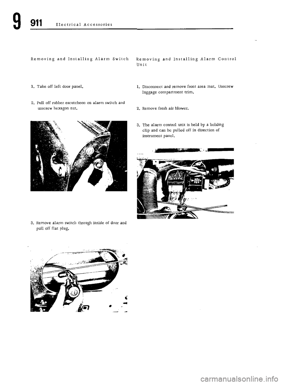 PORSCHE 911 1972 1.G Workshop Manual 7 