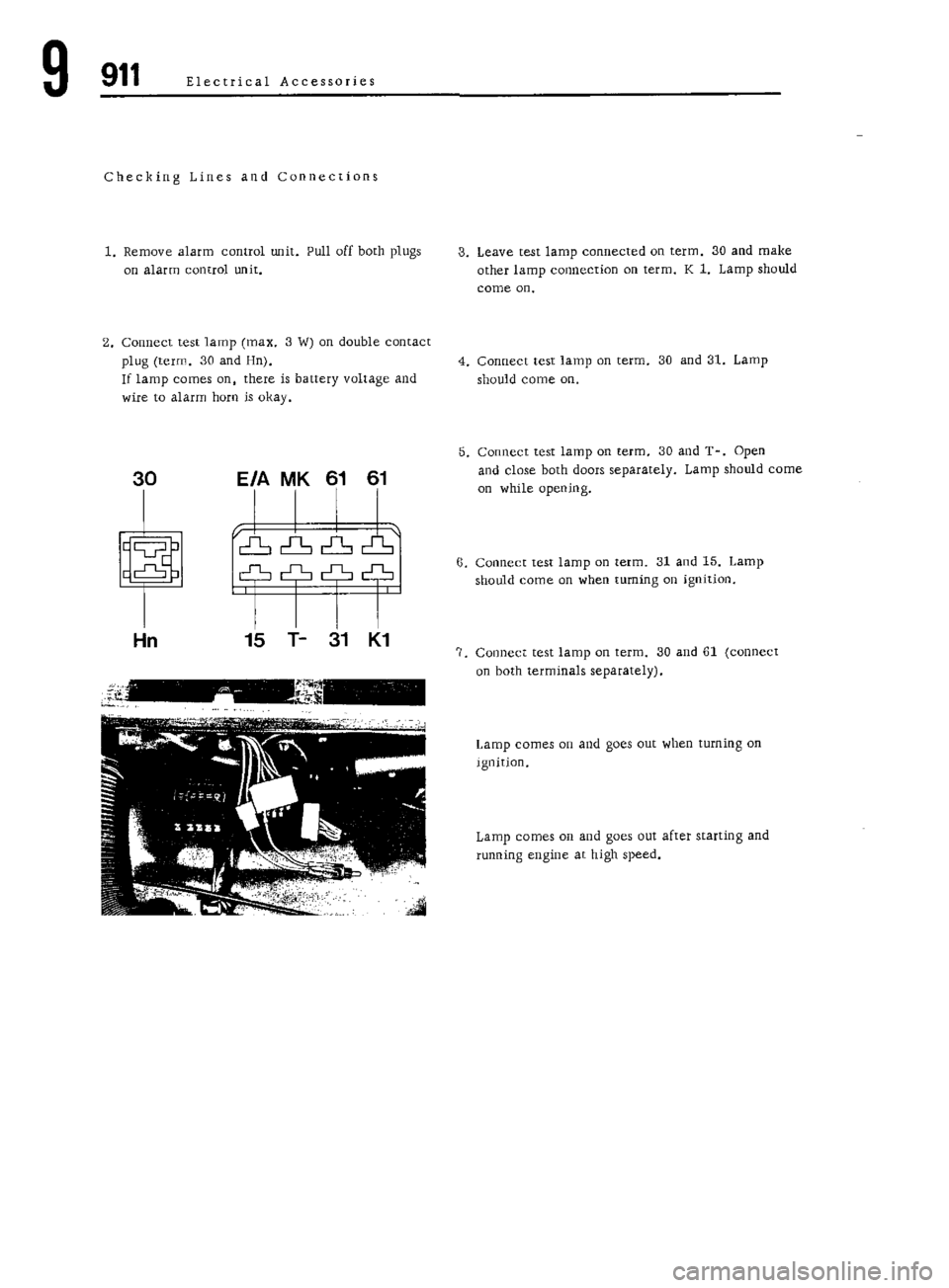 PORSCHE 911 1972 1.G Workshop Manual 7 