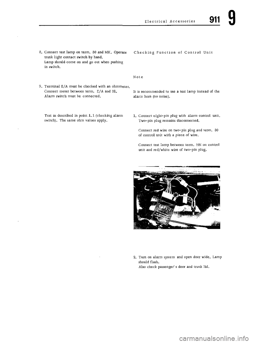 PORSCHE 911 1972 1.G Workshop Manual 7 