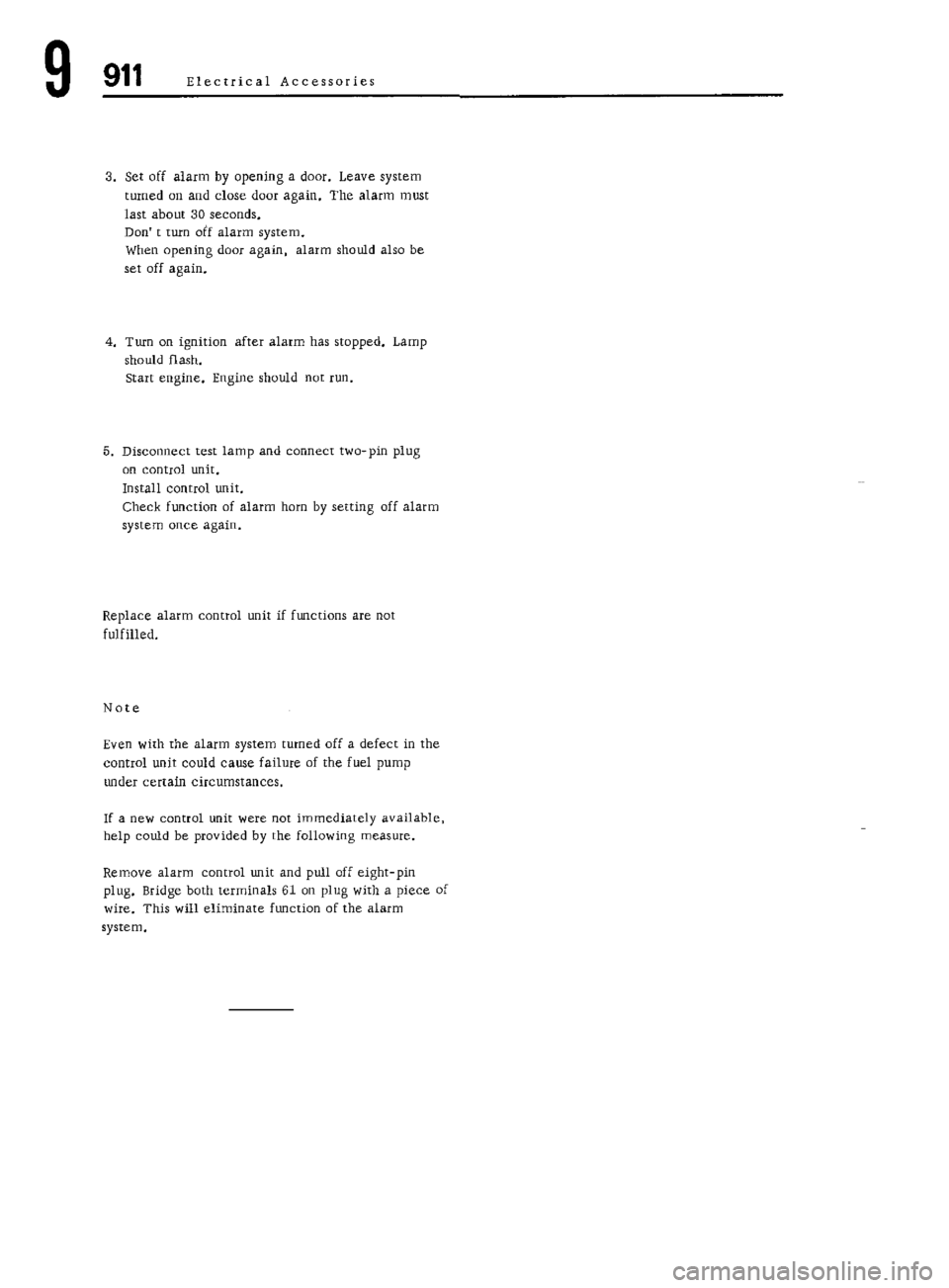 PORSCHE 911 1972 1.G Workshop Manual 7 
