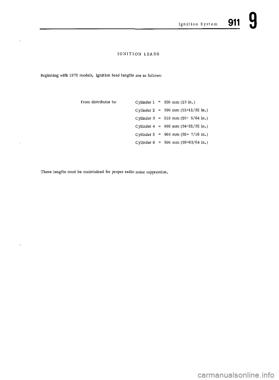 PORSCHE 911 1972 1.G Workshop Manual 7 