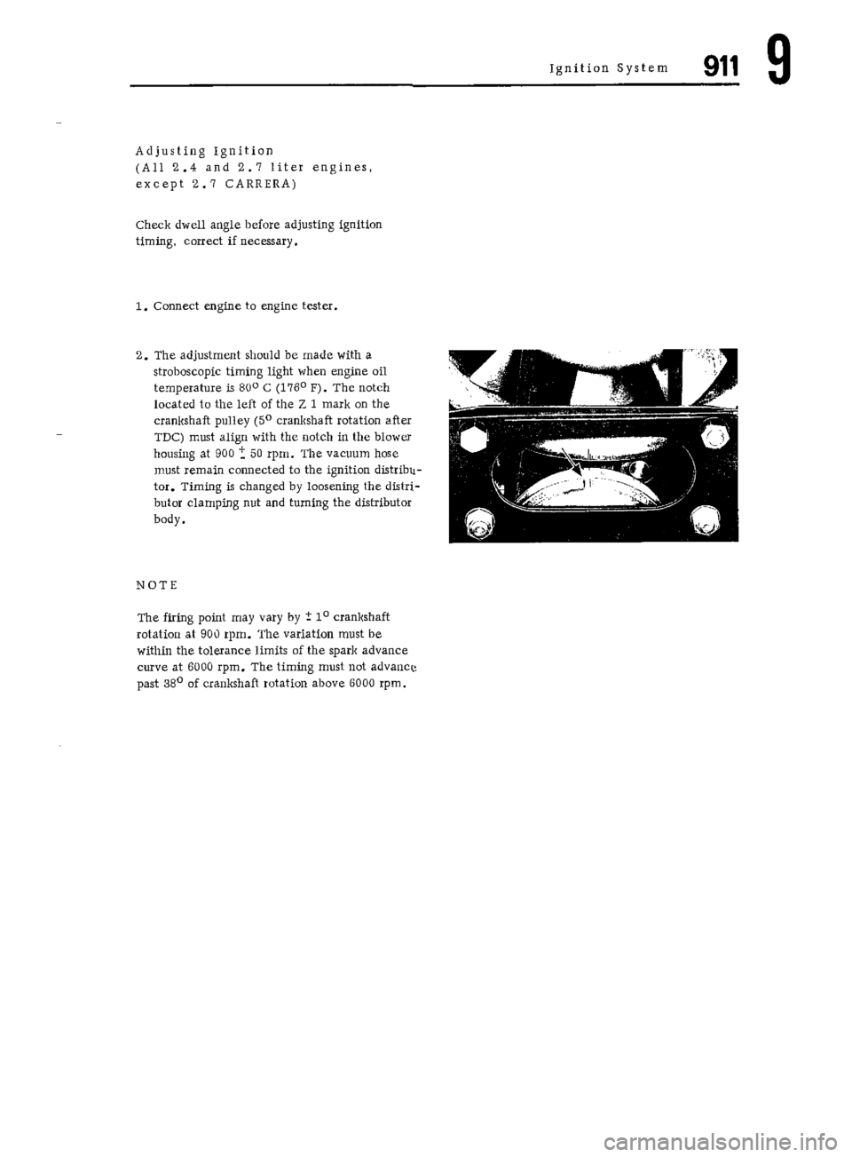 PORSCHE 911 1972 1.G Workshop Manual 7 