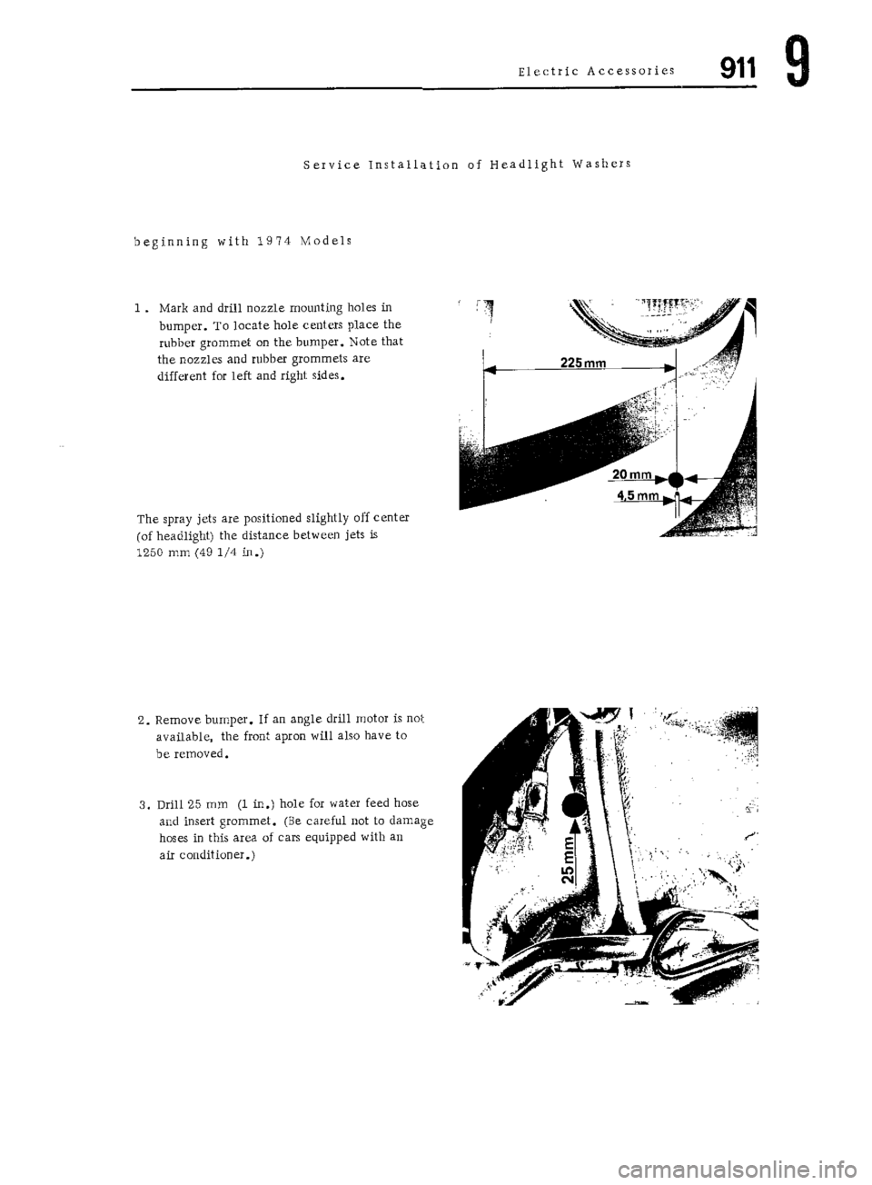 PORSCHE 911 1972 1.G Workshop Manual 7 