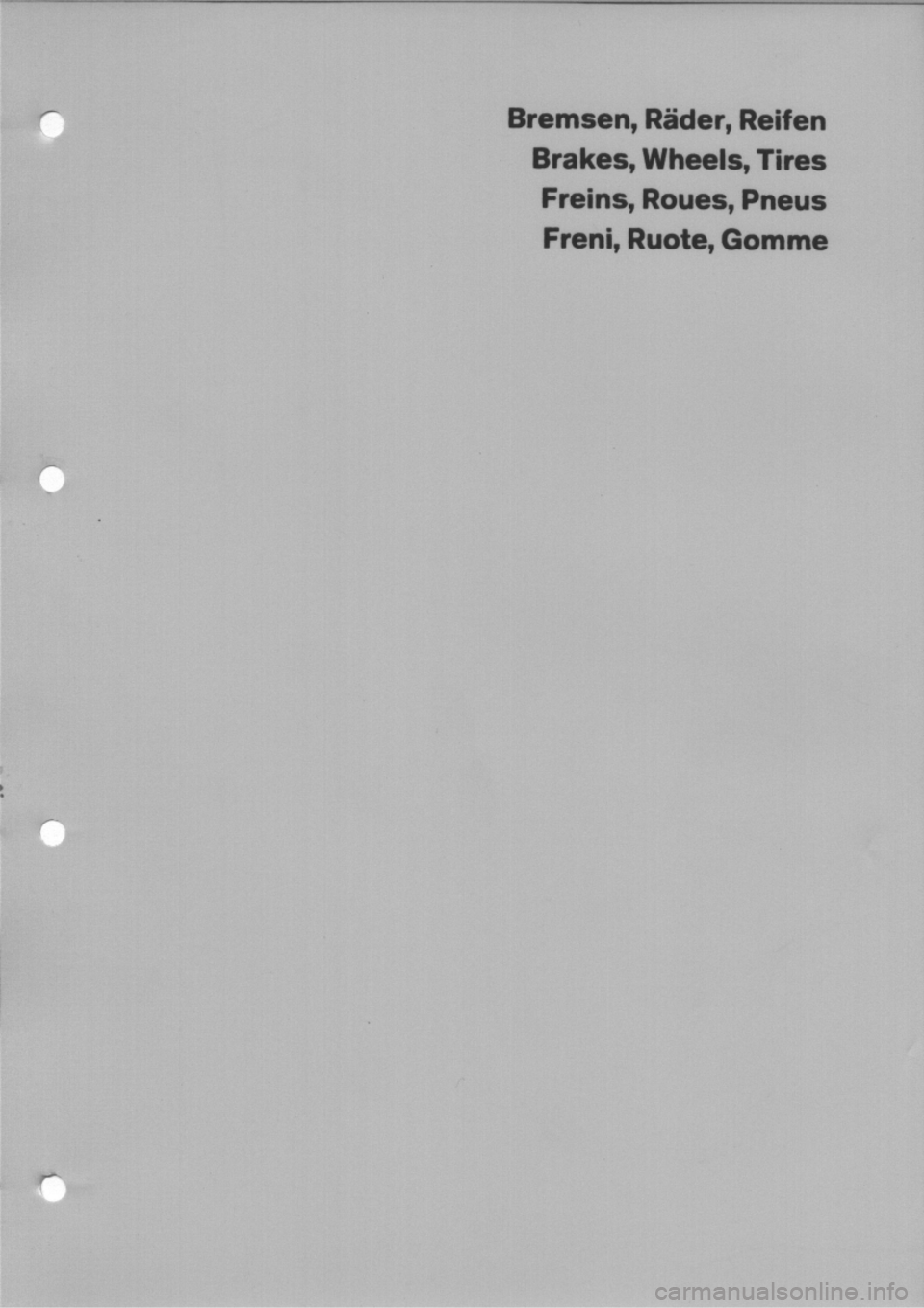 PORSCHE 914 1973 1.G Brakes Workshop Manual 